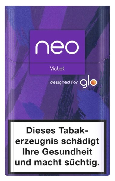 neo Zigaretten Violet Tobacco - eine Packung Sticks für glo™ Tabakerhitzer á 20 Stück