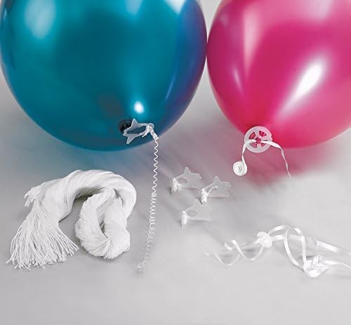 amscan Verschlüsse für Luftballons, leicht anzubringen und zu lösen