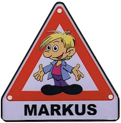 Albatros - Achtung-Schild Markus