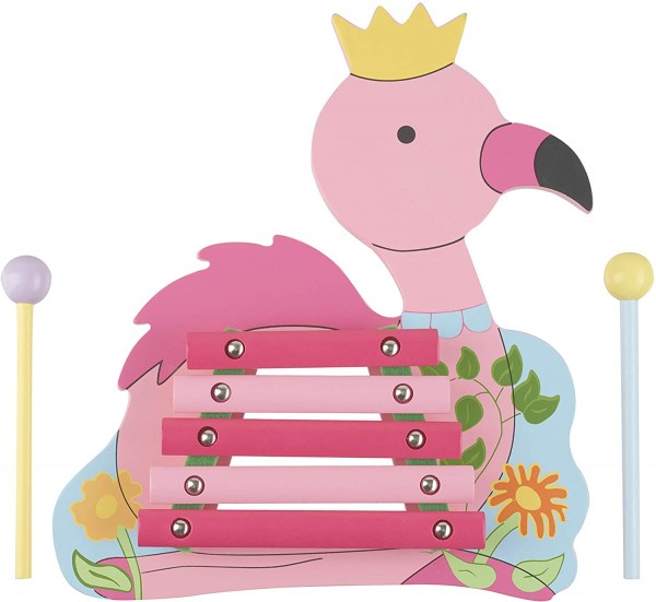 Orange Tree Toys 46017 OTT14932 Xylophon Flamingo, bunt