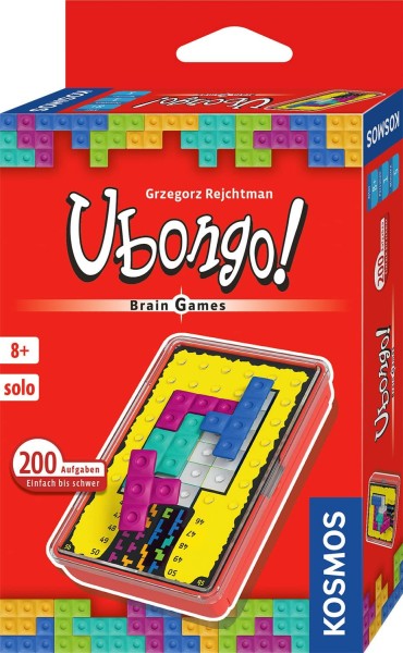 KOSMOS Ubongo - Brain Games, Knobel-Spaß für 1 Person,