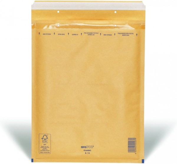 AROFOL 2FVAF000068 Luftpolstertasche 10 Stück 290x370, braun