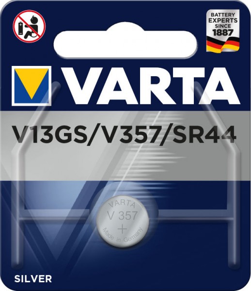 VARTA Batterie V 13 GS / V 357 Knopfzelle
