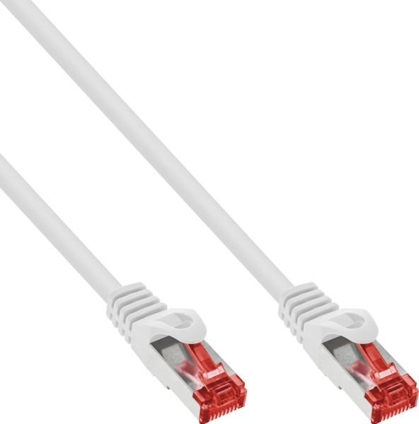 Tecline 71501W Category 6 Ethernet Kabel mit schmalem Knickschutz (1,0 m) weiß